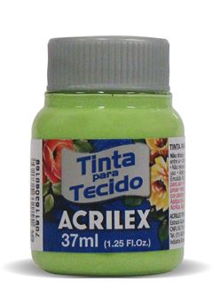 TINTA TECIDO ACRILEX 37ML VERDE KIWI 985