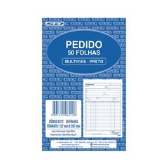 PEDIDO 1/18 MULTI VIAS PRETO 50 FOLHAS 6212-5 SD