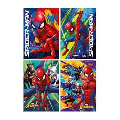 CADERNO 1/4 BROCHURA CAPA DURA 80 FOLHAS SPIDER MAN 25 TILIBRA