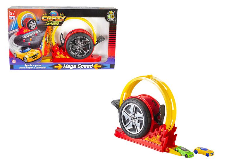 Jogo 3 Carrinho Brinquedo Criança Polícia/bombeiro/speed