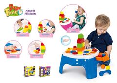 BRINQUEDO MESA ATIVIDADES PLAY TIME AZUL COTIPLAS