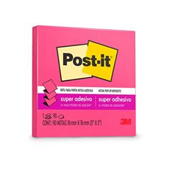 RECADO ADESIVO POST-IT 3M POP-UP 90 FOLHAS REFIL GOIABA