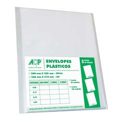 ENVELOPE PLASTICO 0.12 4 FUROS OF ACP