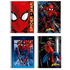 CADERNO 1/4 ESPIRAL 80 FOLHAS CAPA DURA SPIDER MAN TILIBRA