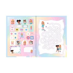 CADERNO 1/4 BROCHURA CAPA DURA 80 FOLHAS DEBBY 25 ANIMATIVA