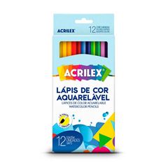 LAPIS 12 CORES ACRILEX AQUARELAVEL + PINCEL